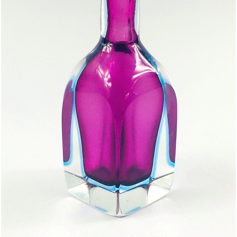 Vintage Murano sommerso glass decanter by Flavio Poli for Seguso Vetri d'Arte, Italy 1960s