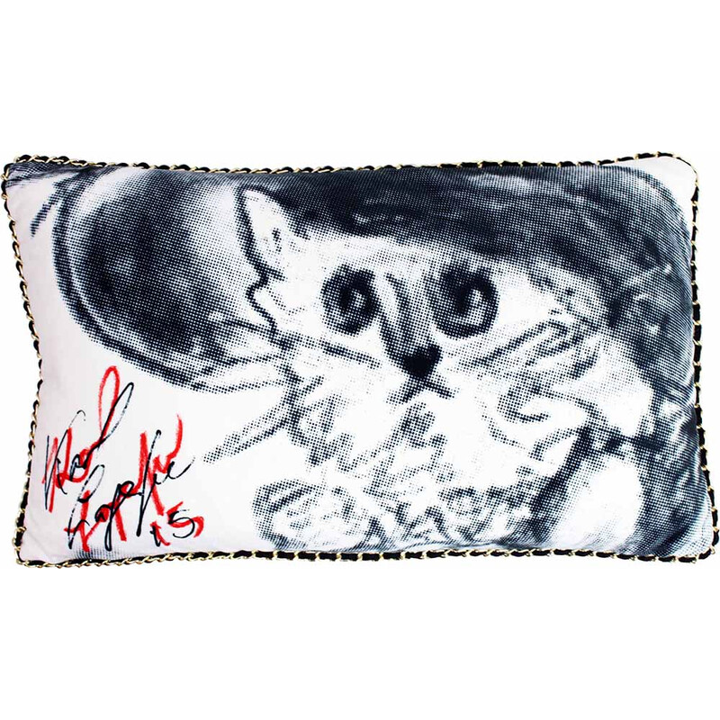 Vintage cushion Choupette by Karl Lagerfeld