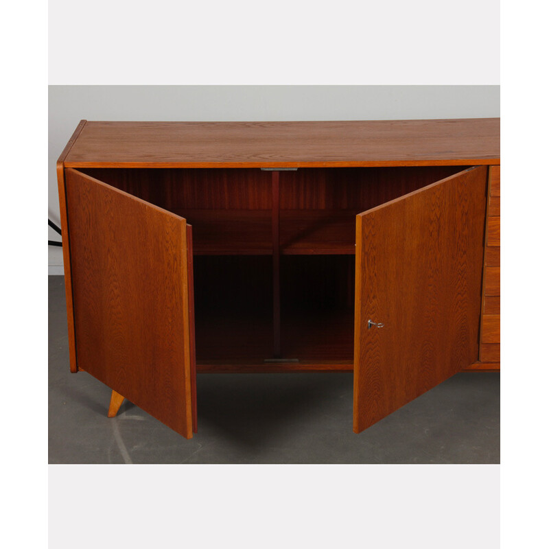 Vintage U-460 wooden sideboard by Jiroutek for Interier Praha, 1960