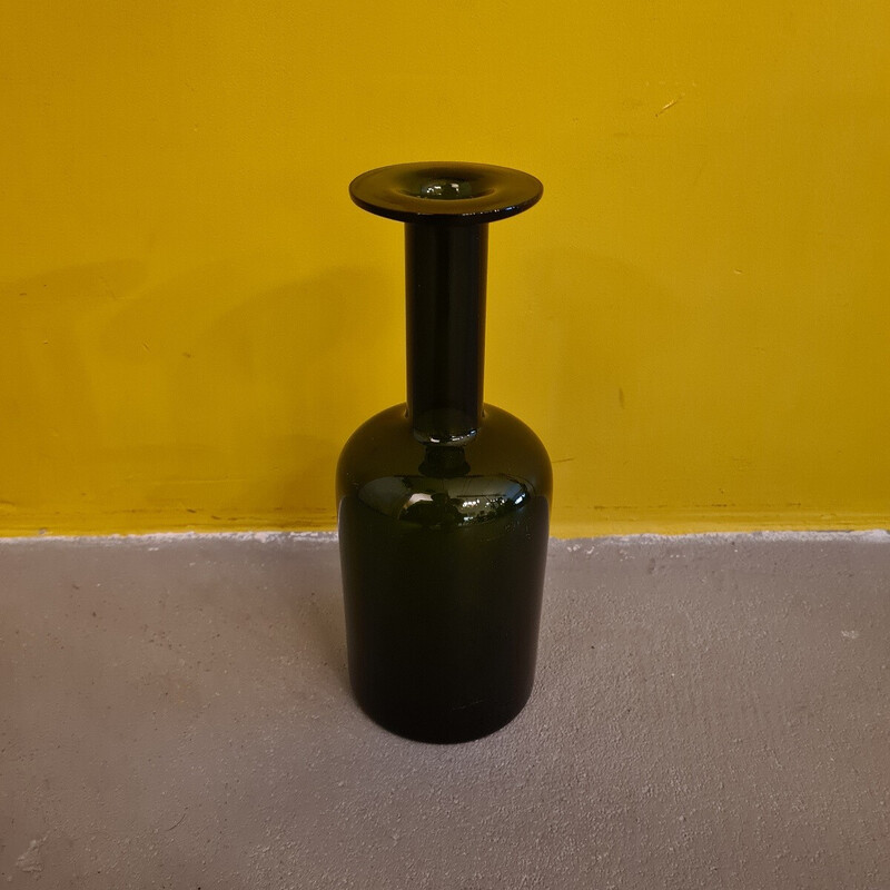 Vintage vase by Otto Brauer for Kastrup Holmegaard, Denmark 1950s-1960s