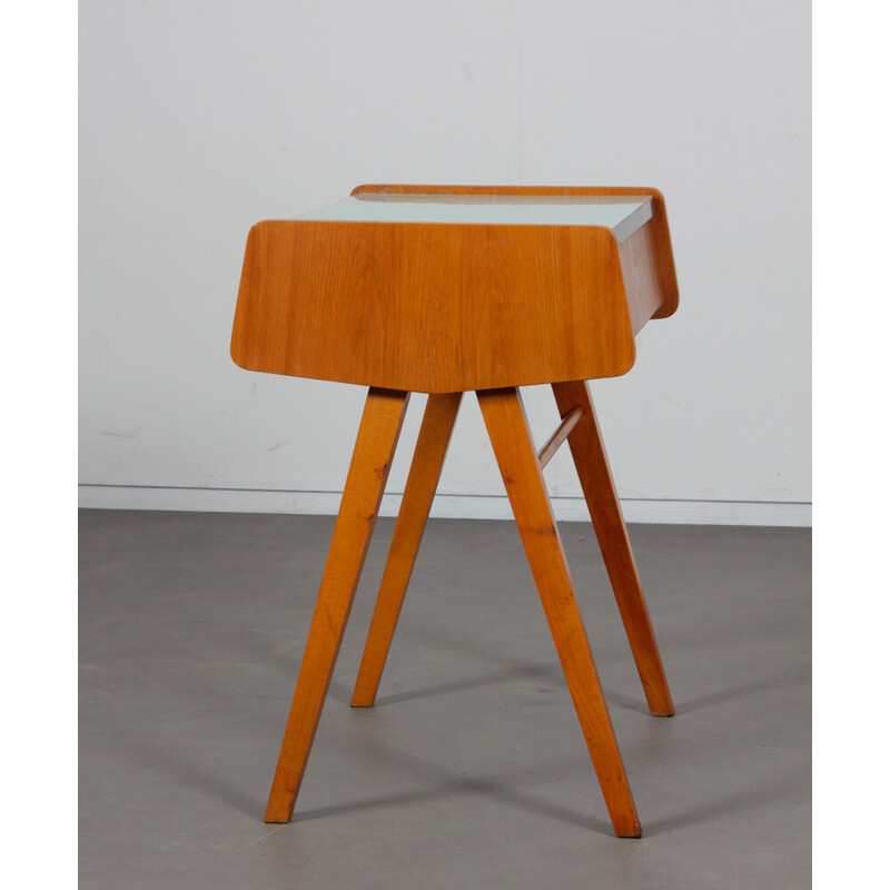 Pair of vintage night stands in wood and formica, 1970