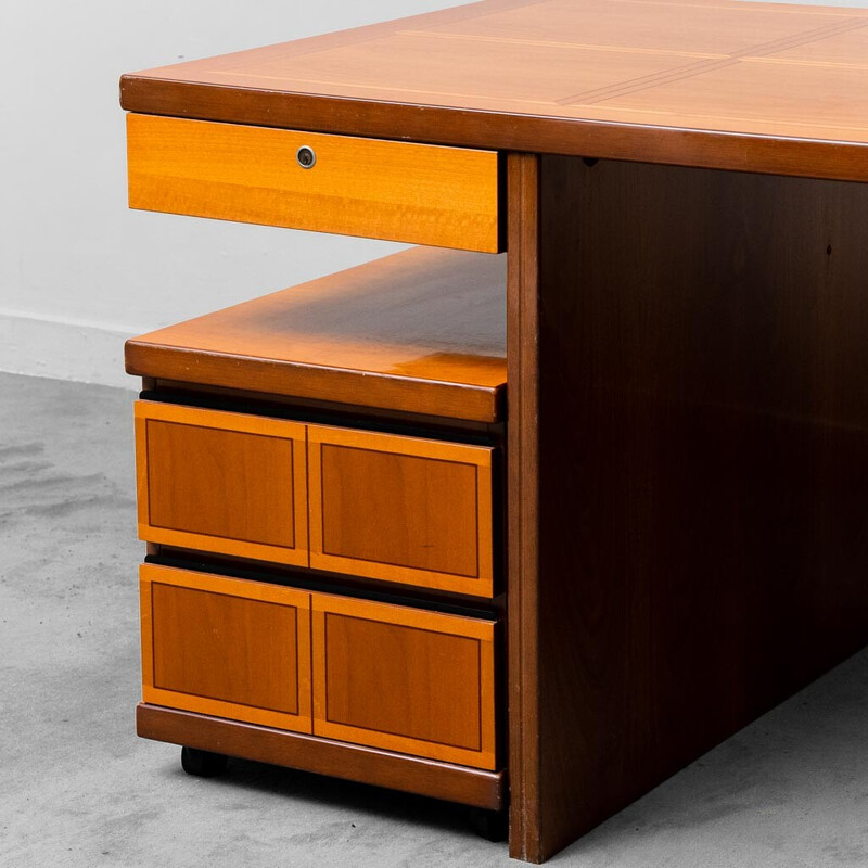 Vintage wooden desk for Fastigi, 1970s