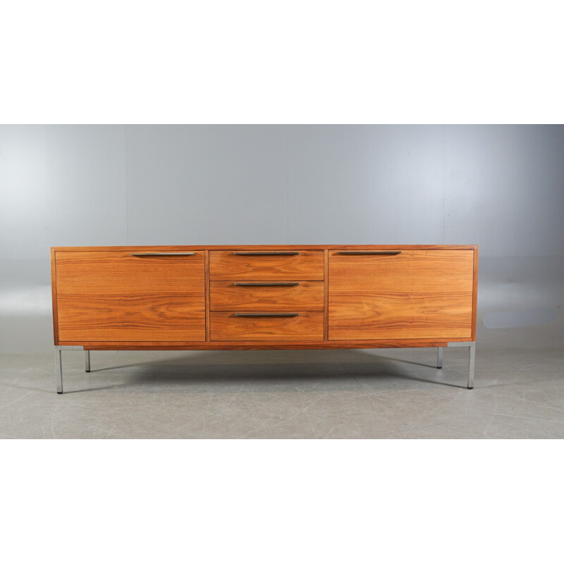 Sideboard in teak and metal by Søren Nissen & Ebbe Gehl for Naver Collection - 1970s