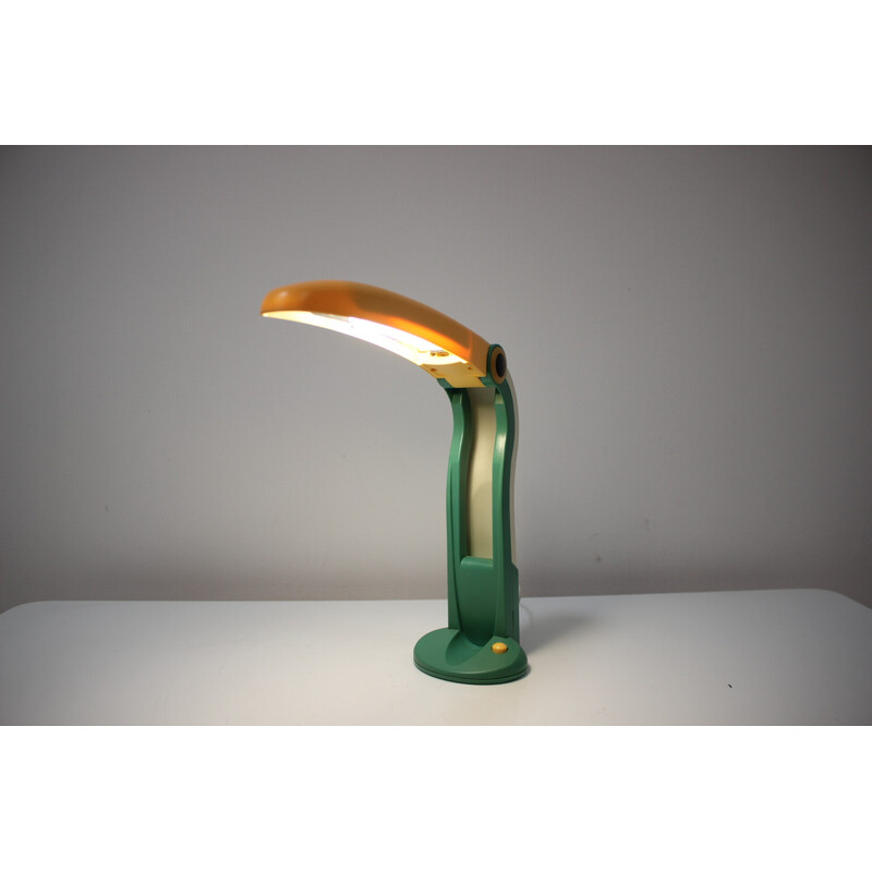 Lámpara de mesa vintage Toucan de H.T. Huang, Polonia años 90
