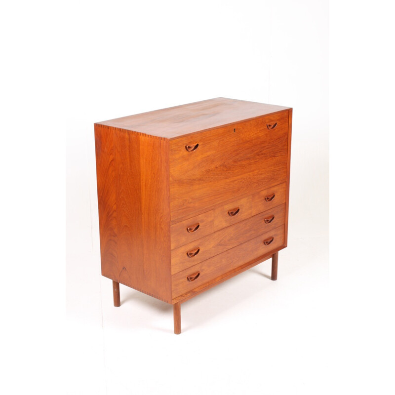 Teak Secretary by Peter Hvidt & Orla Mølgaard-Nielsen for Søborg - 1950