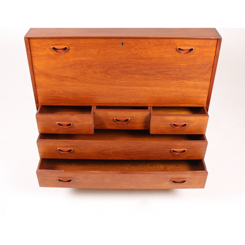 Teak Secretary by Peter Hvidt & Orla Mølgaard-Nielsen for Søborg - 1950