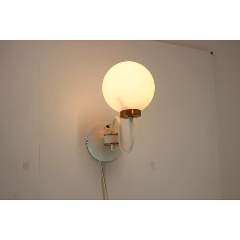 Mid-century wall lamp by Drukov, Czechoslovakia 1970s