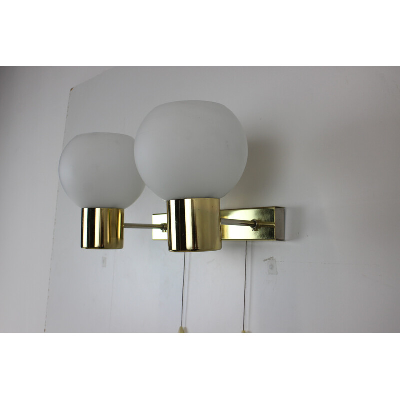 Vintage wall lamp by Kamenicky Senov, Czechoslovakia 1970s