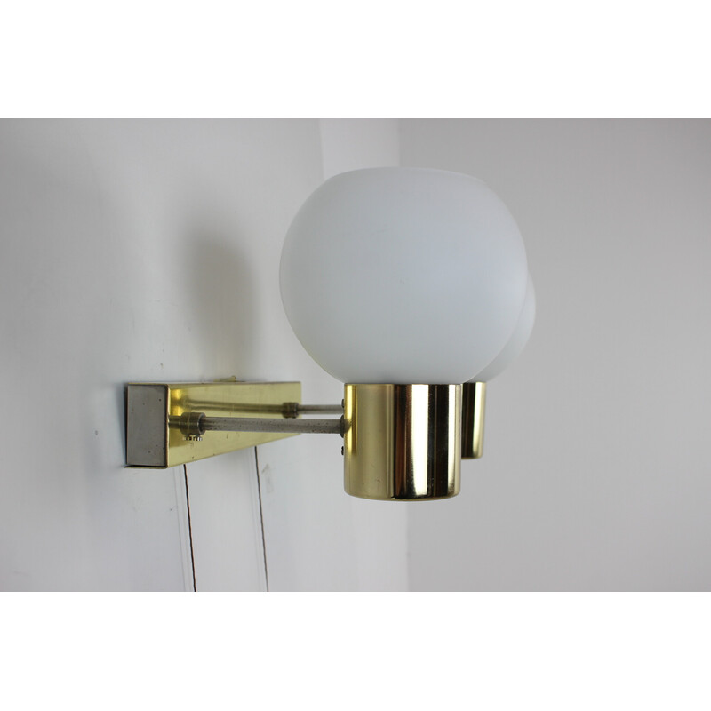 Vintage wall lamp by Kamenicky Senov, Czechoslovakia 1970s