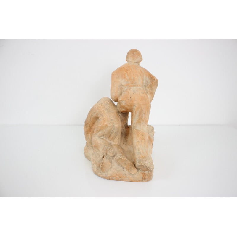 Vintage sculpture by Bedřich Neužil, Czechoslovakia 1950