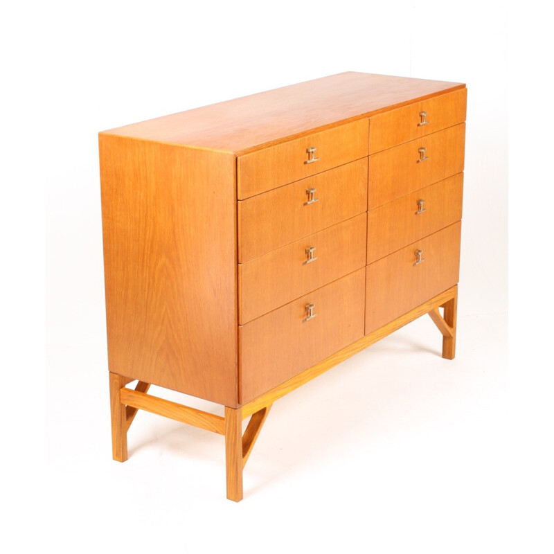 Danish Oak Chest of Drawers by Børge Mogensen for FDB - 1950s