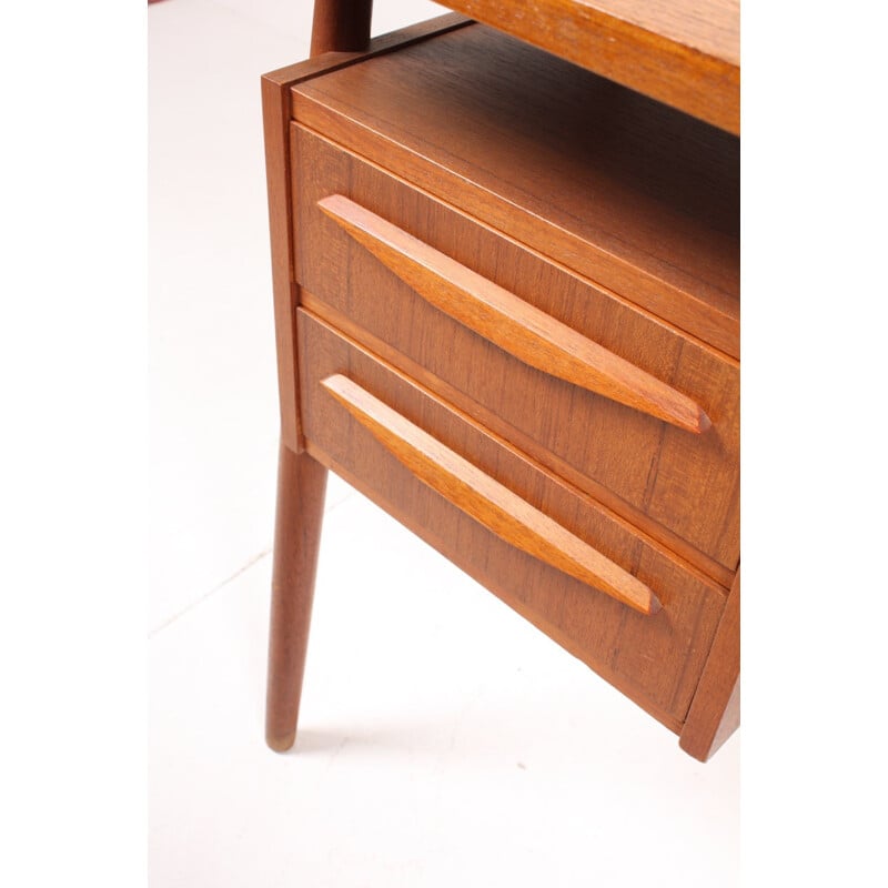 Mid-Century Danish Teak Desk - 1950s