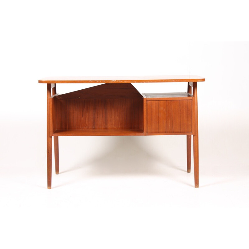 Mid-Century Danish Teak Desk - 1950s