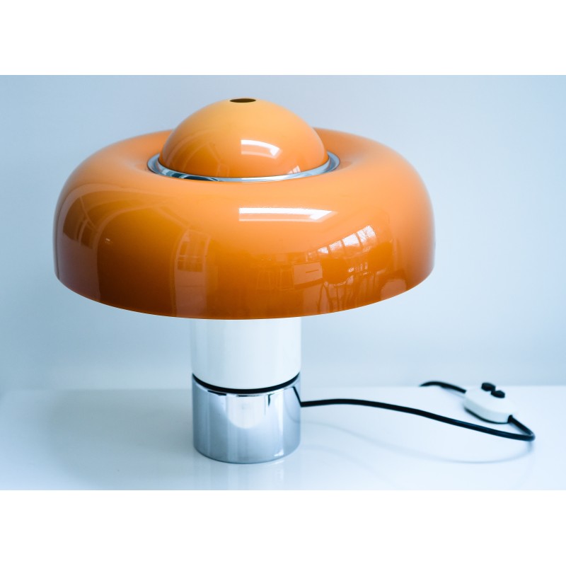 Vintage Guzzini Brumbry table lamp by Luigi Masoni, Italy 1969-1972