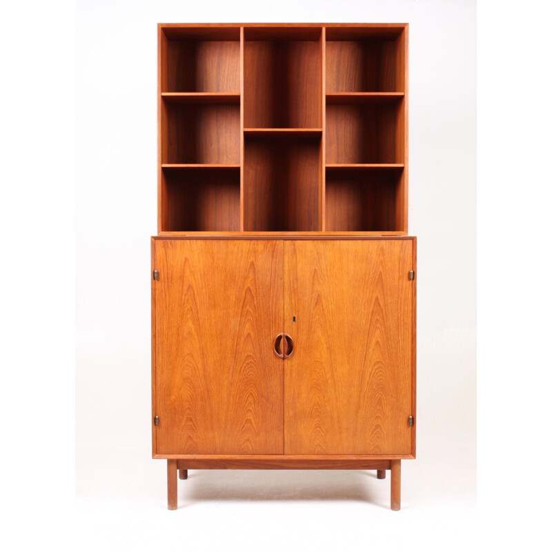 Mid-Century Teak Cabinet with 2 doors by Peter Hvidt & Orla Mølgaard-Nielsen for Søborg - 1950s