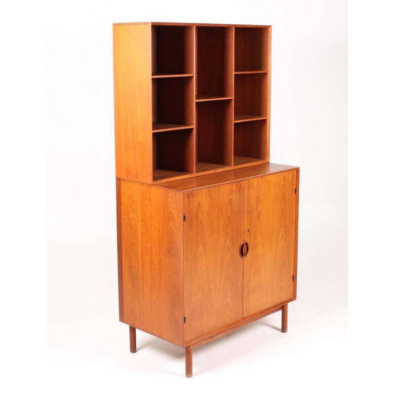 Mid-Century Teak Cabinet with 2 doors by Peter Hvidt & Orla Mølgaard-Nielsen for Søborg - 1950s