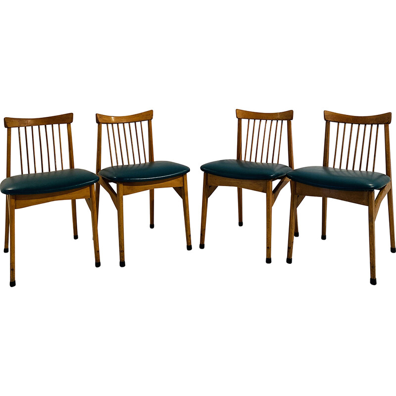 Ensemble de 4 chaises - 1960