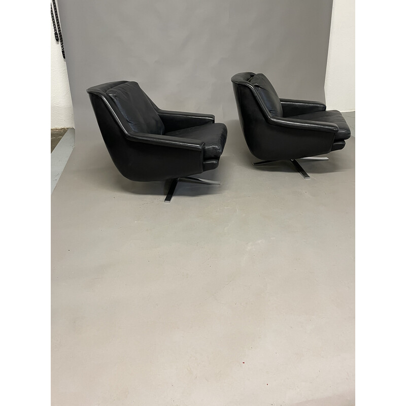 Pair of vintage armchairs by Werner Langenfeld for by Werner Langenfeld