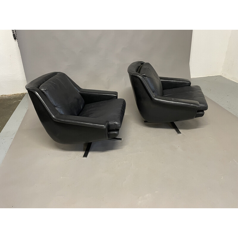 Pair of vintage armchairs by Werner Langenfeld for by Werner Langenfeld