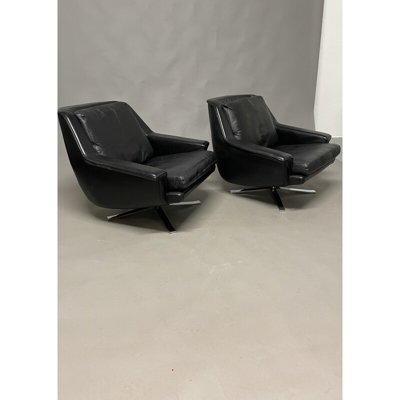 Pair of vintage armchairs by Werner Langenfeld for by Werner Langenfeld