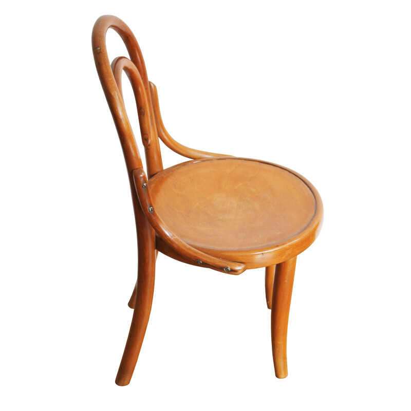 Cadeira de criança de madeira Vintage no1 para móveis Thonet Furniture, 1920s