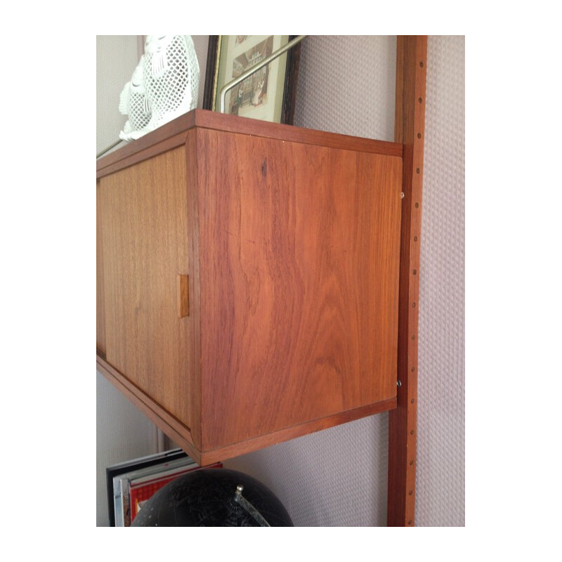 Scandinavian hanging shelf unit - 1960s