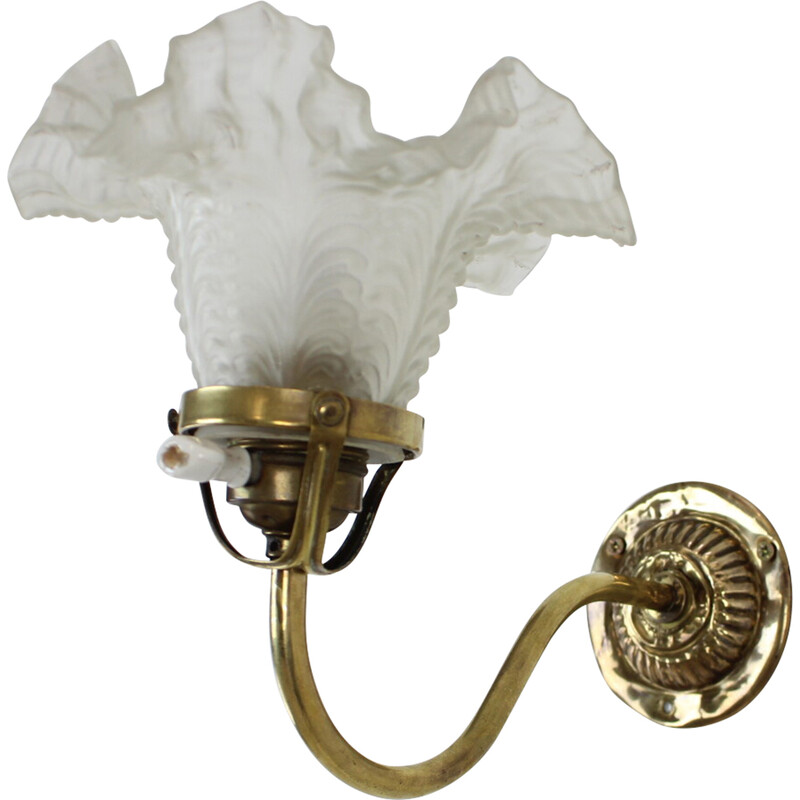 Art Nouveau vintage wall lamp, 1900