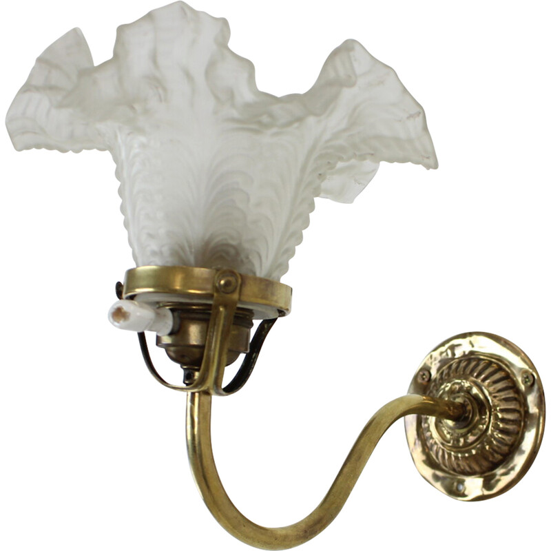 Jugendstil Vintage-Wandlampe, 1900