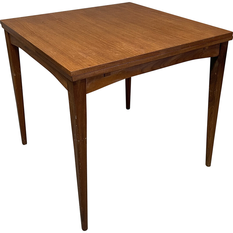 Mesa de comedor extensible vintage de Henning Kjaernulf para Vejle Stele