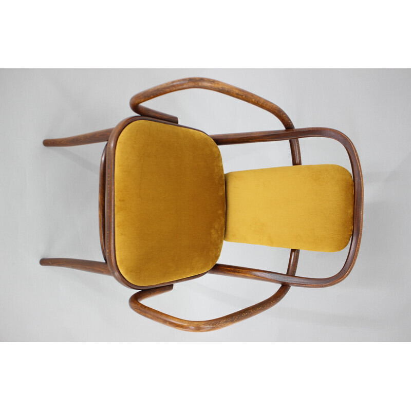 Fauteuil Ton vintage en bois courbé, 1970