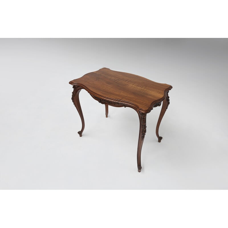 Vintage wooden side table, 1890