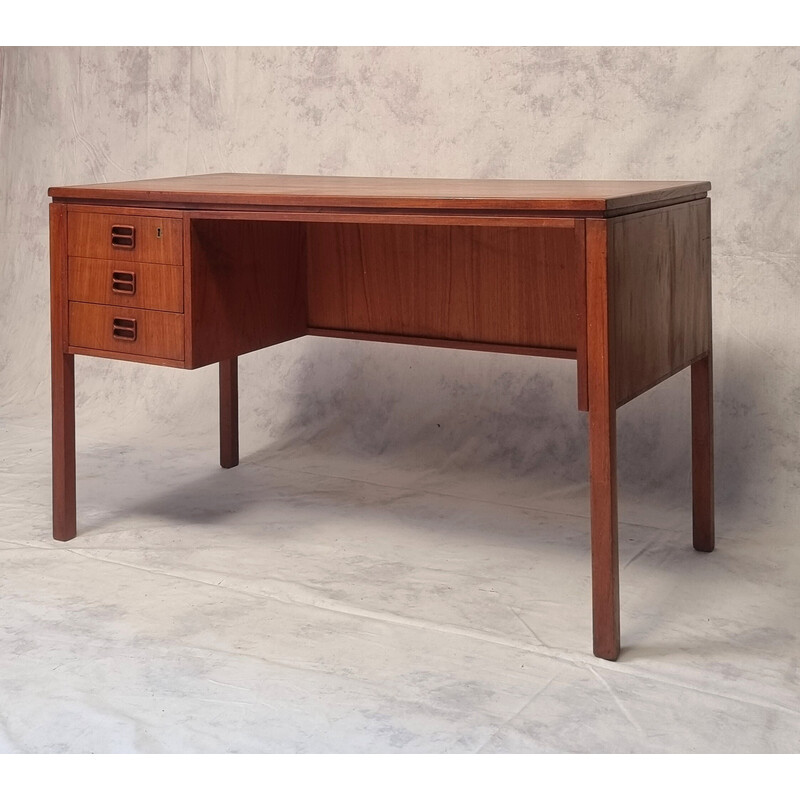 Scandinavian vintage teak desk, 1960