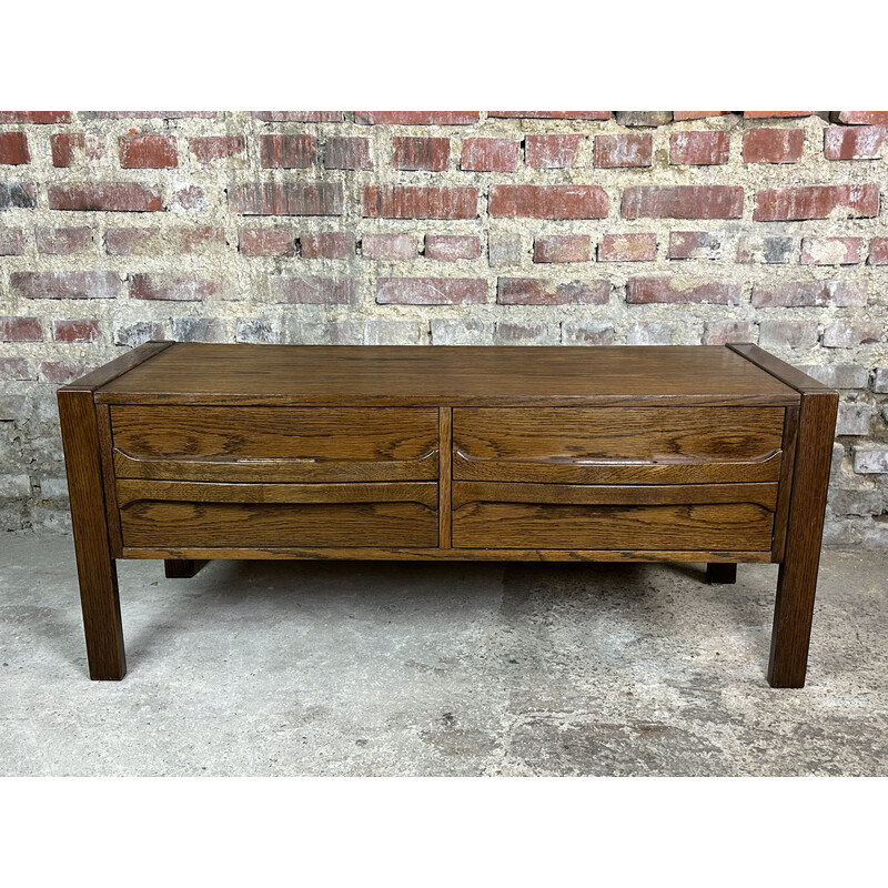 Enfilade basse danoise vintage en placage de palissandre, 1960