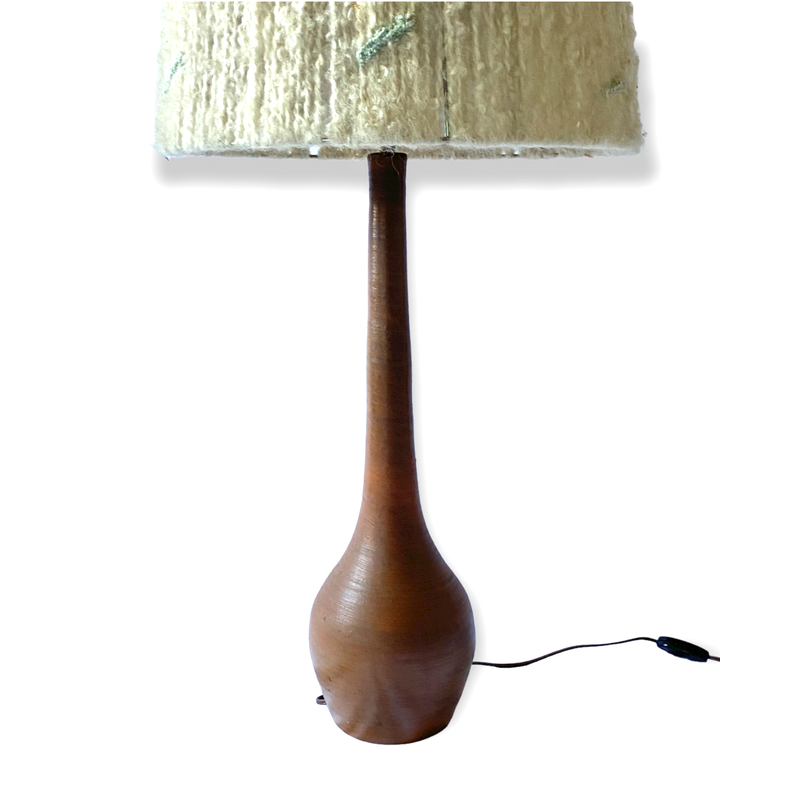 Mid-century earthenware table lamp, France 1950s