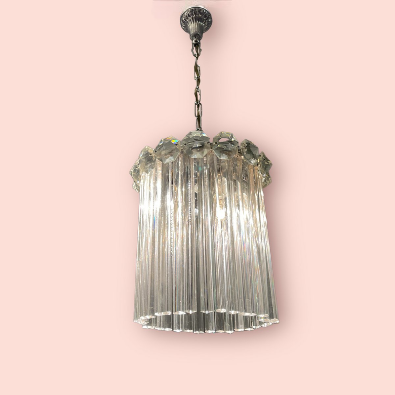 Vintage Italiaanse Trilobi hanglamp in Murano glas, 1960