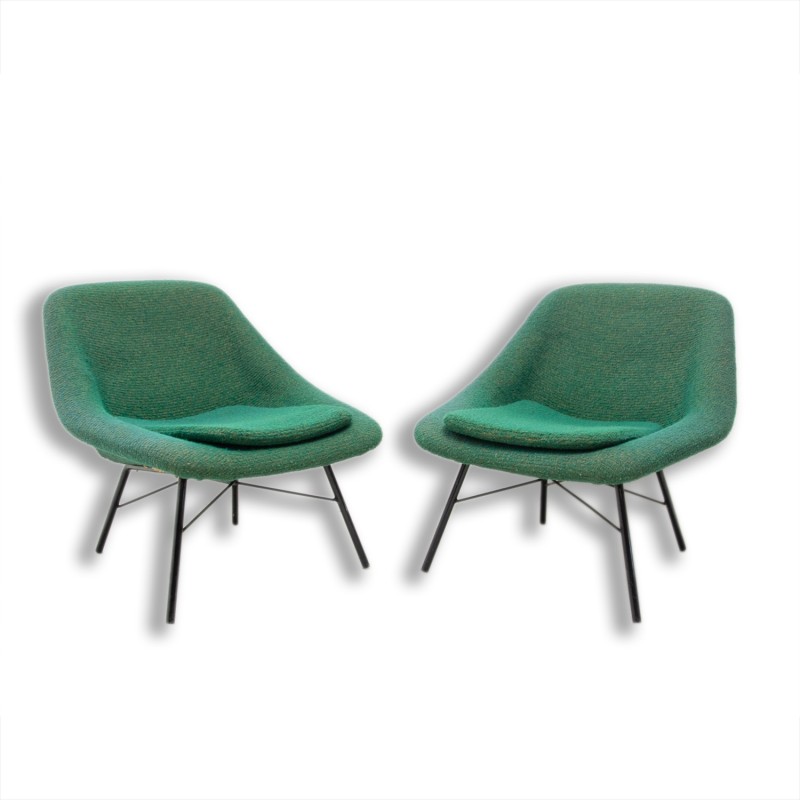 Pair of mid-century armchairs by Magda Sépová for Ton, 1960s