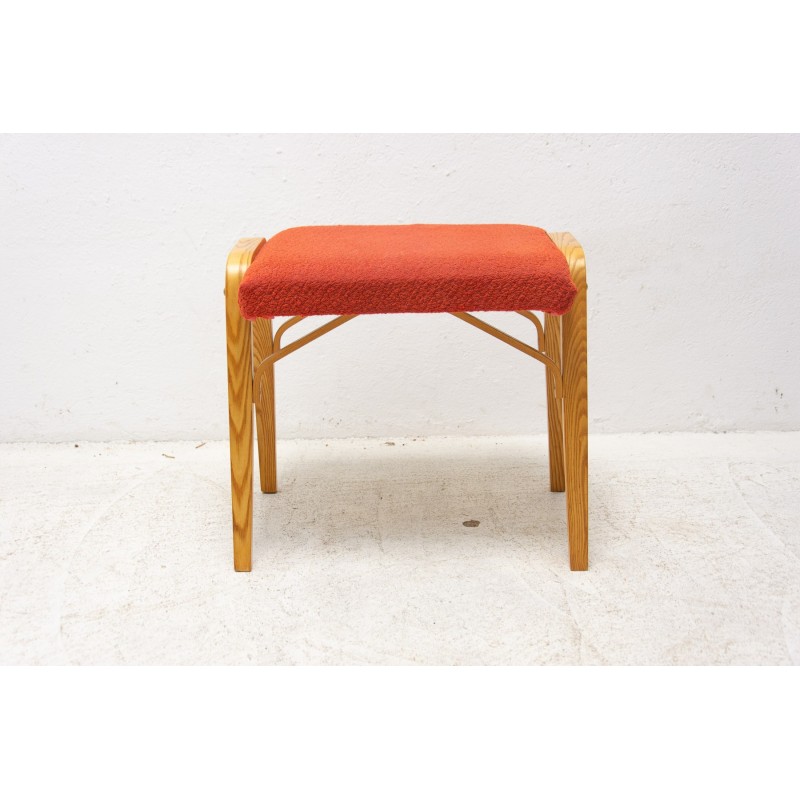 Banco Vintage bentwood stool por Dřevopodnik Holešov, 1970s