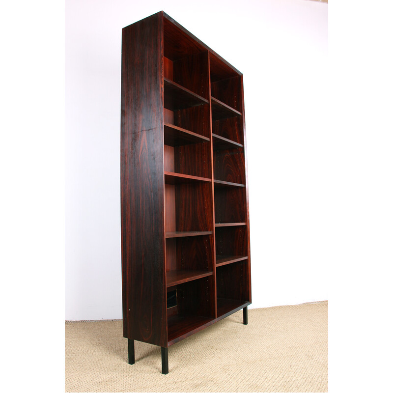 Vintage Danish rosewood bookcase by Erik Brouer for Brouer's Mobelfabrik, 1960