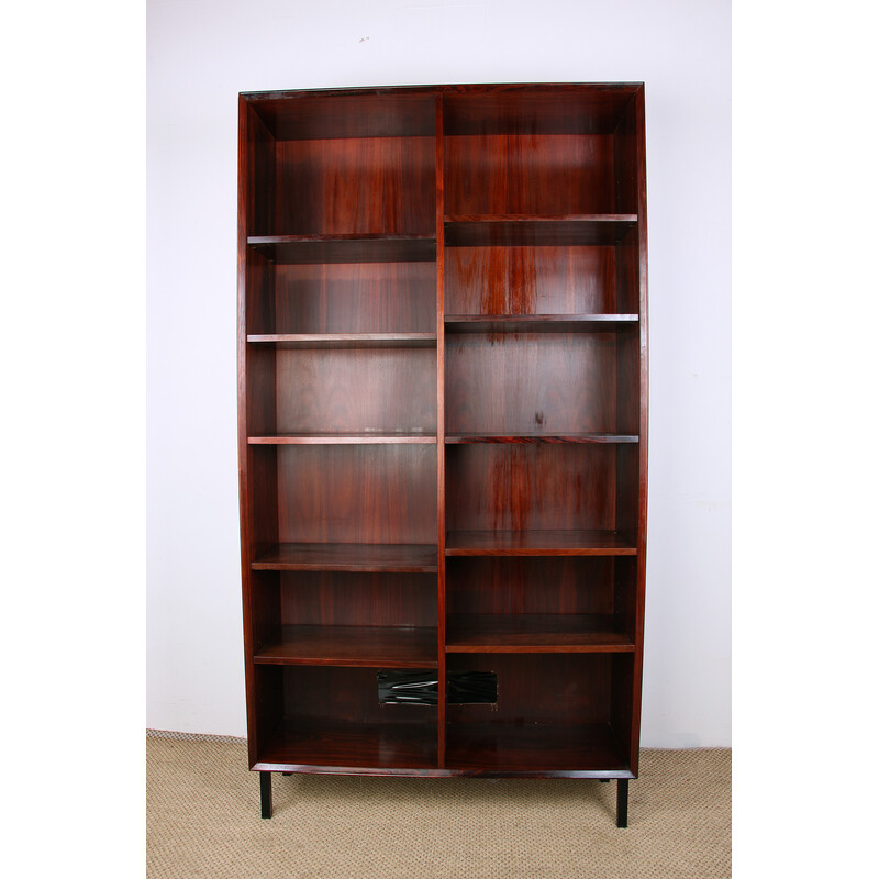 Vintage Danish rosewood bookcase by Erik Brouer for Brouer's Mobelfabrik, 1960