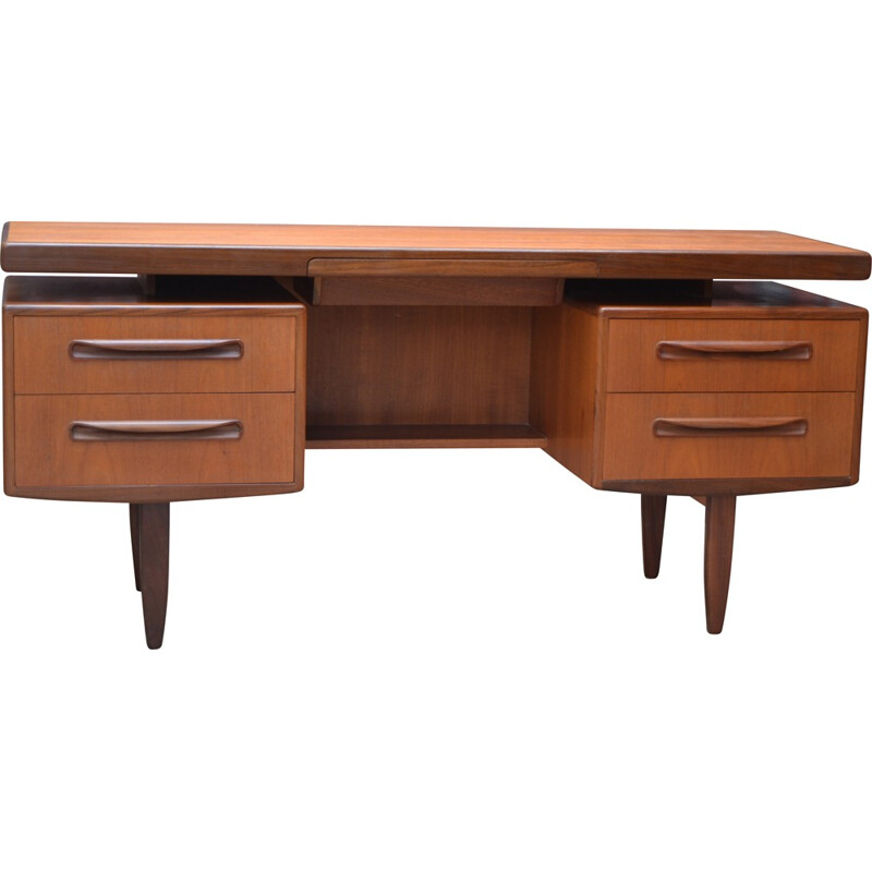 Teak desk G plan with 5 drawers - 1960s