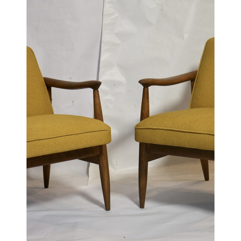 Paire de fauteuils vintage Gfm-87 par Juliusz Kedziorek, 1960