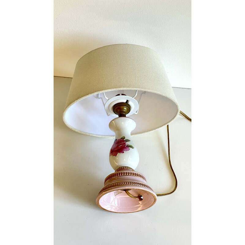 Lampe vintage en céramique, Italie 1960