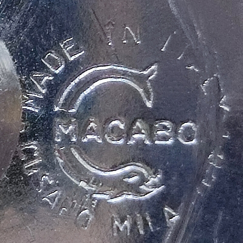 Cubitera vintage en acero inoxidable de Aldo Tura para Macabo, Italia años 60