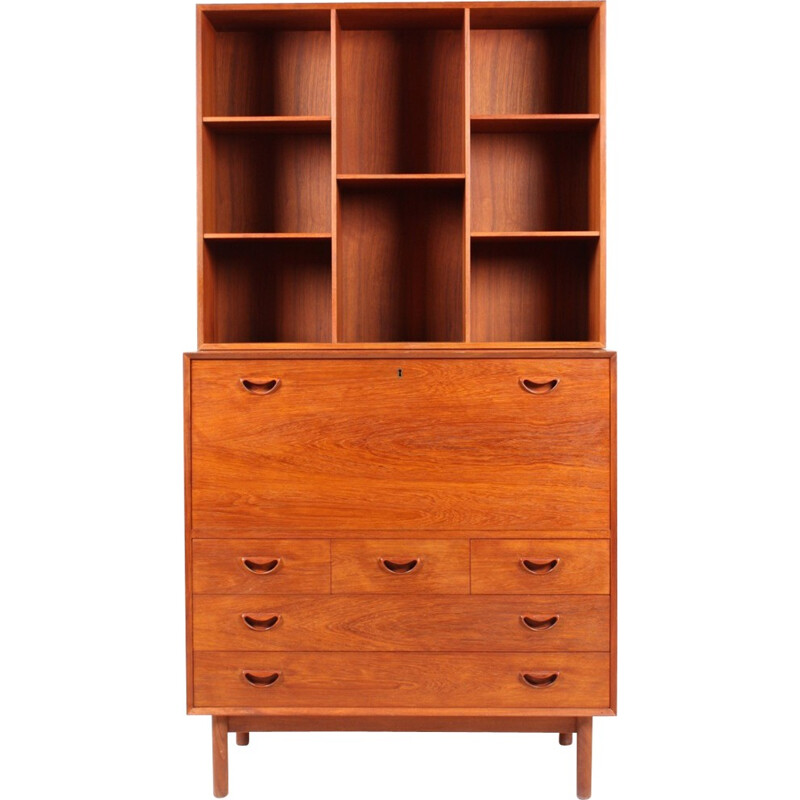 Teak Secretary by Peter Hvidt & Orla Mølgaard-Nielsen for Søborg - 1950