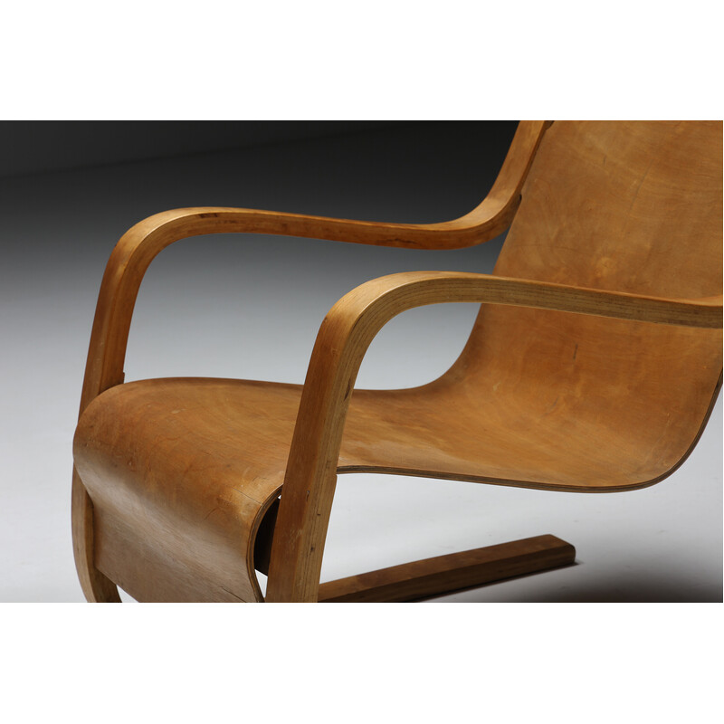 Fauteuil cantilever vintage n° 31 par Alvar Aalto, 1930