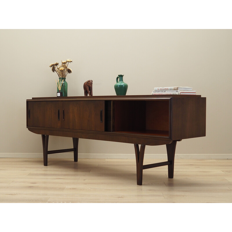 Vintage walnut sideboard, Denmark 1960s