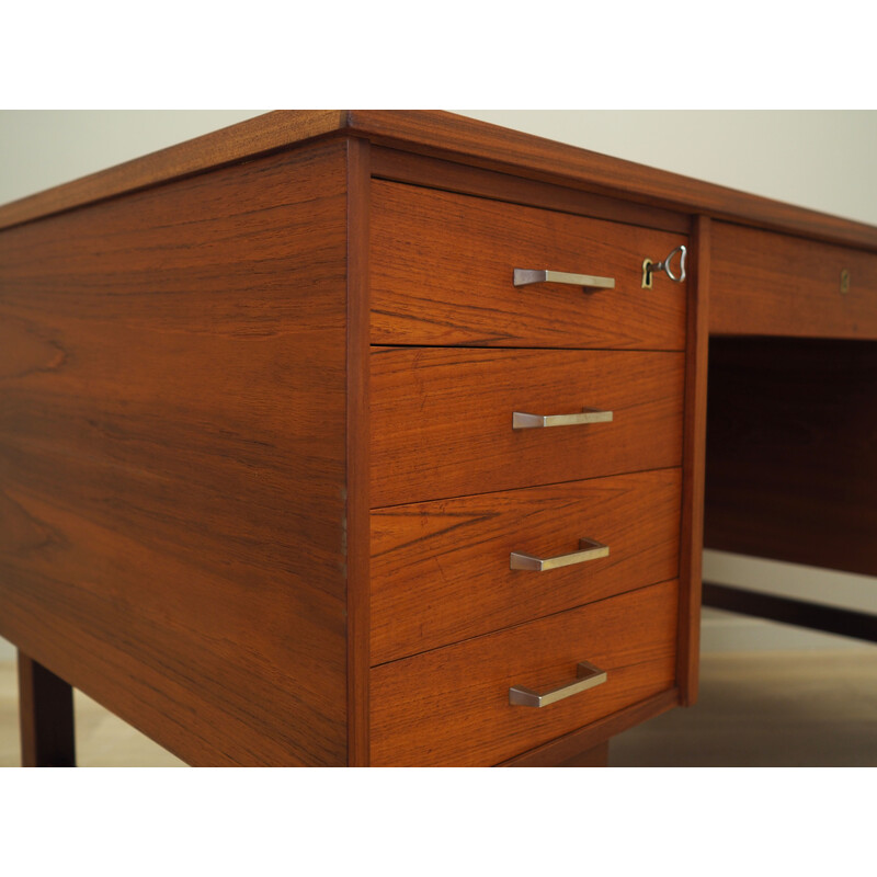 Vintage teak desk, Denmark 1970s