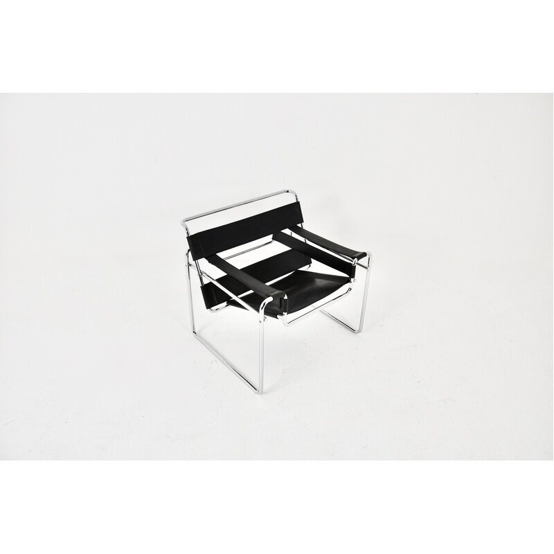 Vintage Wassily armchair by Marcel Breuer for Gavina, 1970