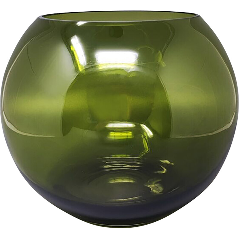 Vase vert vintage de - 1960