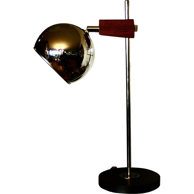 Vintage Eye Ball bureaulamp van Temde, 1970